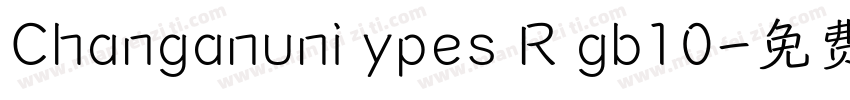 Changanuni ypes R gb10字体转换